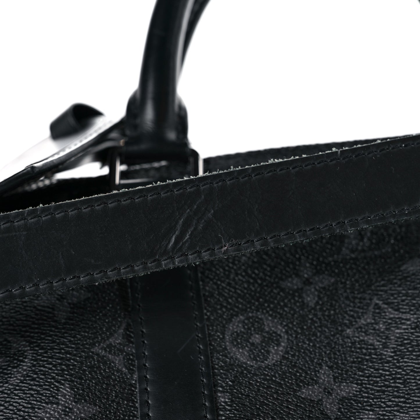 X FUJIWARA Monogram Eclipse Flash Fragment Keepall Bandouliere 55