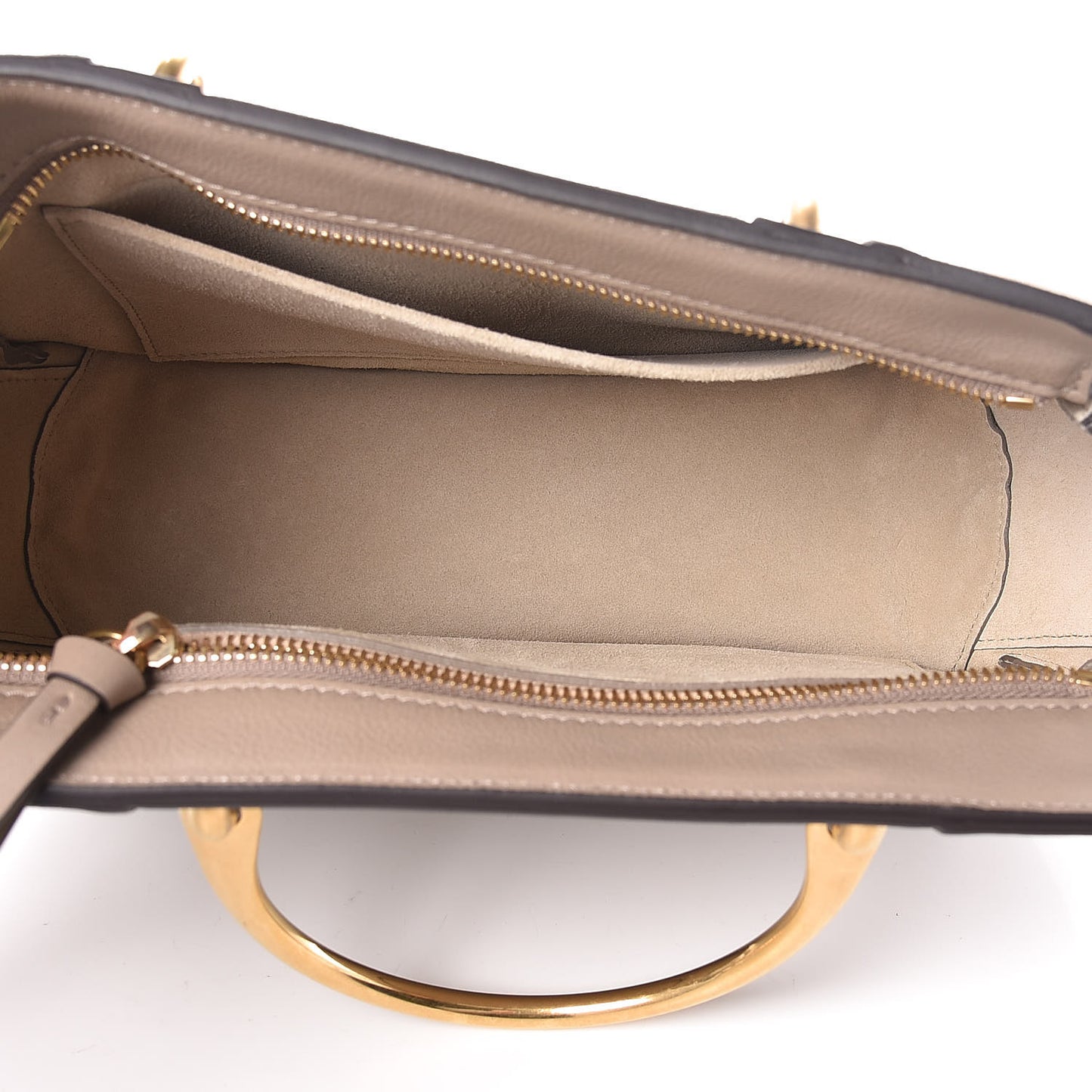 Calfskin Suede Medium Pixie Shoulder Bag Motty Grey