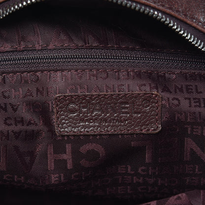 Chanel Caviar Chocolate Bar Quilted Shoulder Bag Brown 6 of 25