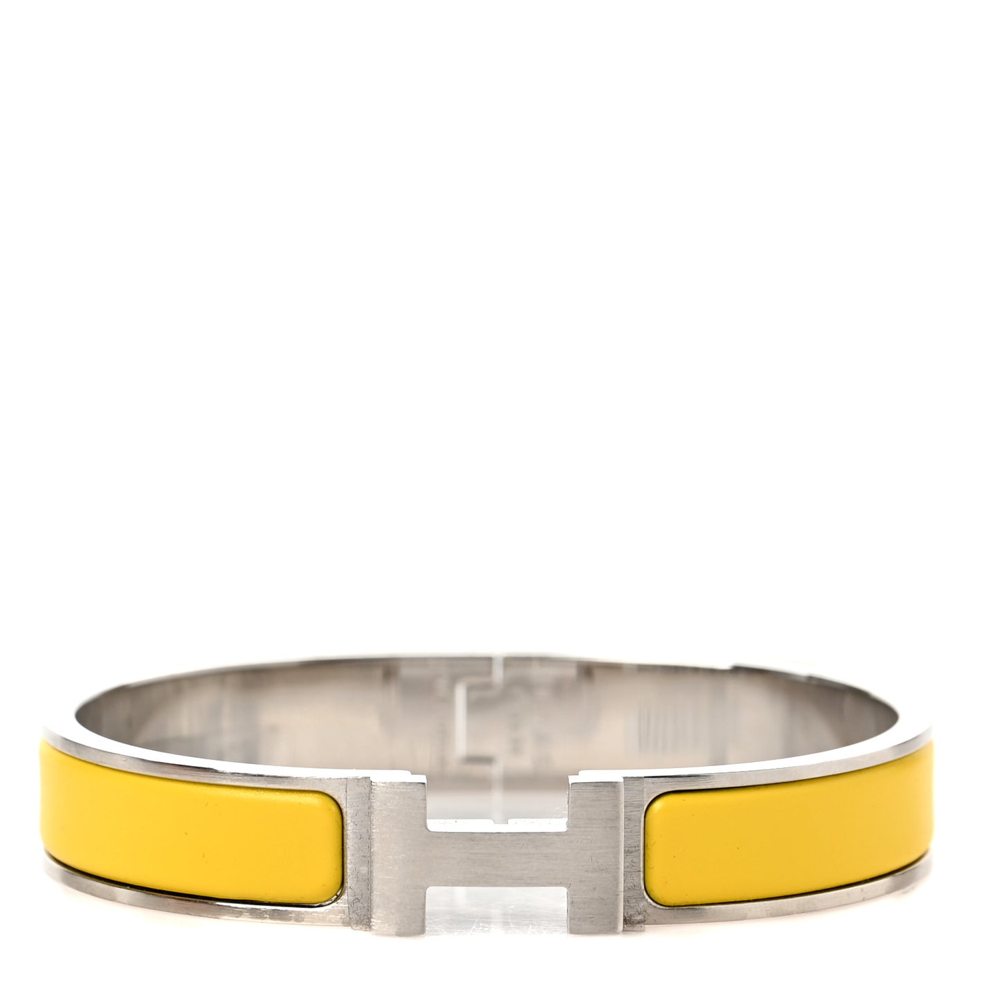 Matte Enamel Narrow Clic Clac HH Bracelet T5 Jaune de Naples