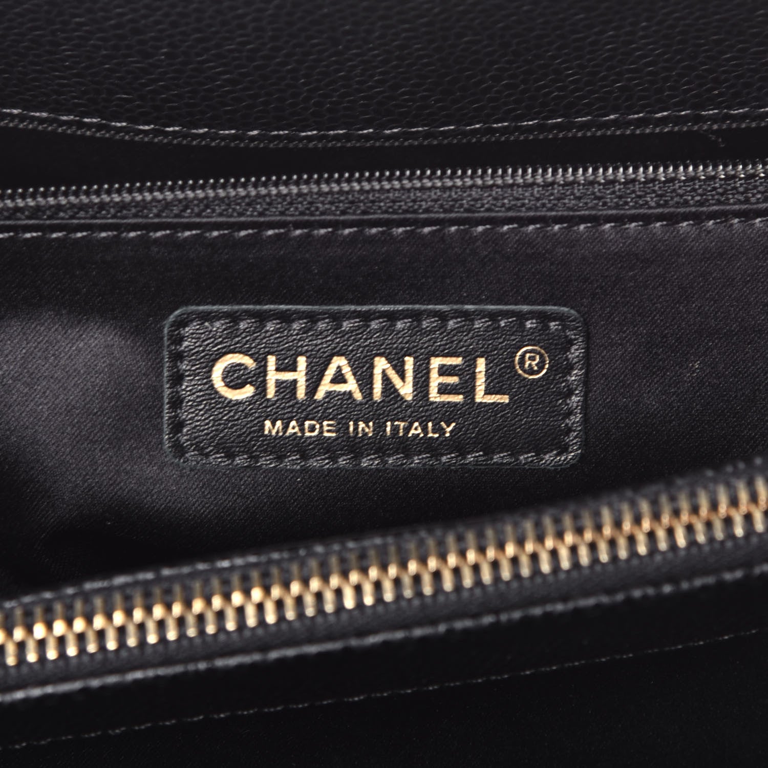 Chanel Caviar Quilted Grand Shopping Tote GST Black 6 of 9