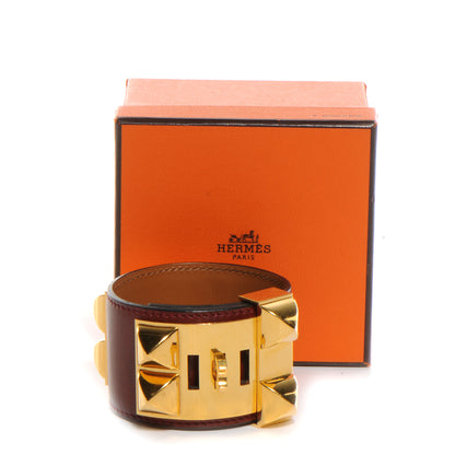 Hermes Box Collier de Chien CDC Bracelet Rouge H Medium 7 of 7