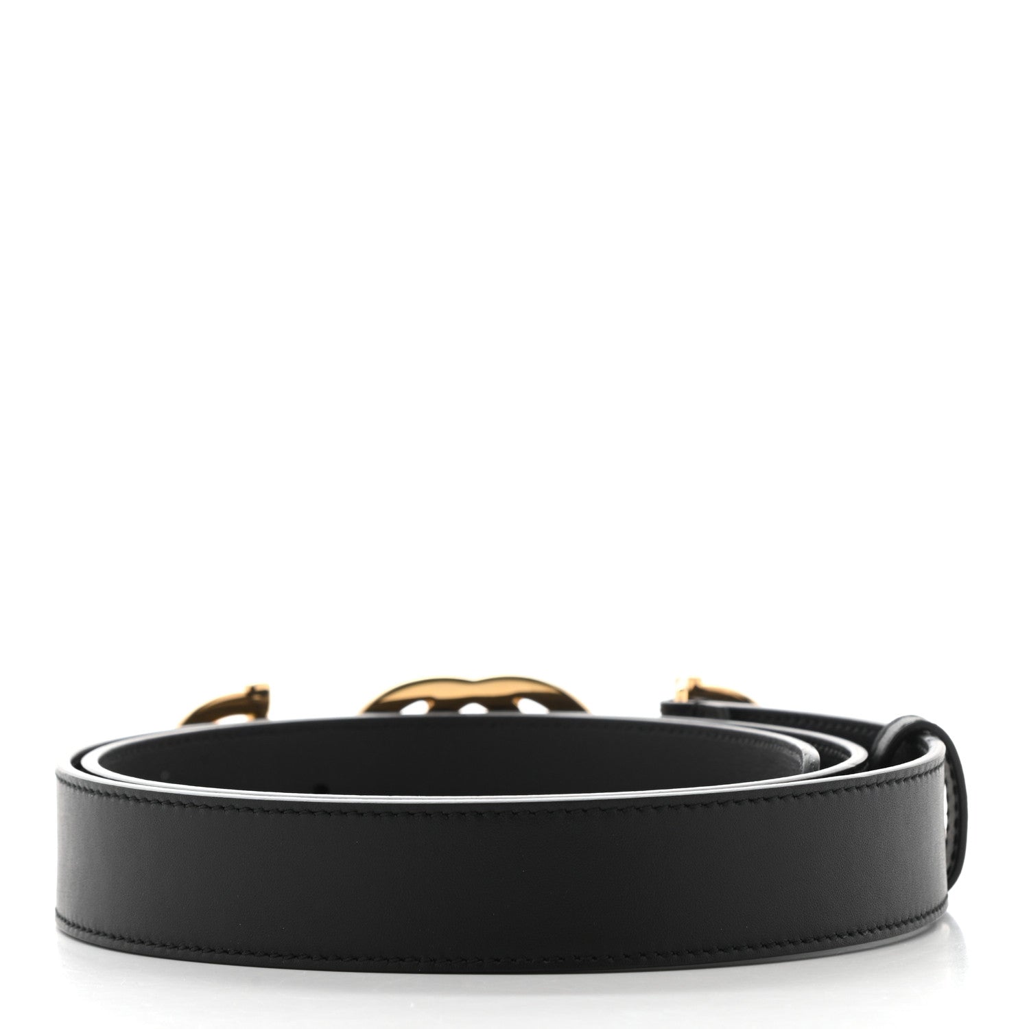Gucci Calfskin Zumi 30mm Belt 95 38 Black 2 of 5
