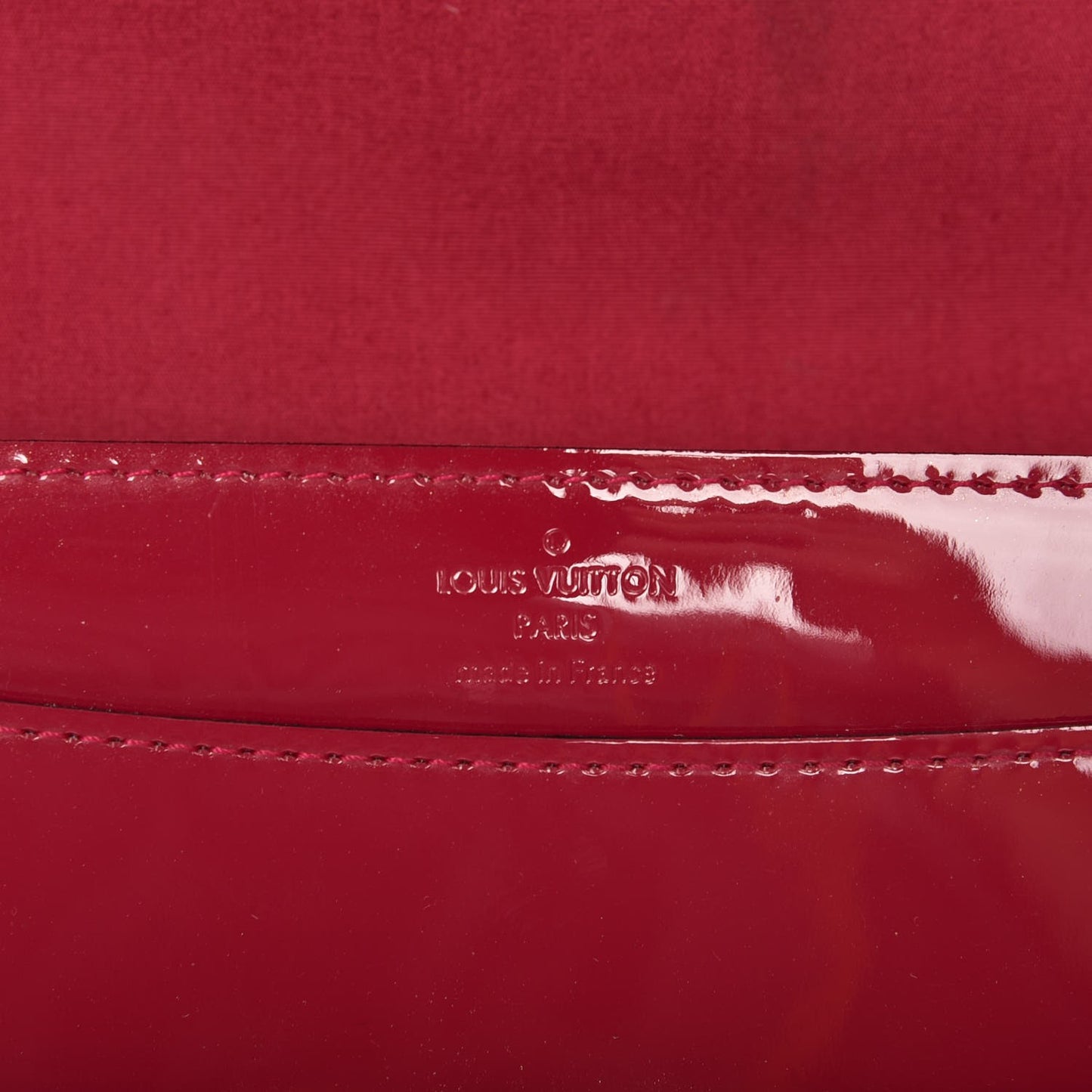 Patent Louise Clutch Rose Indien