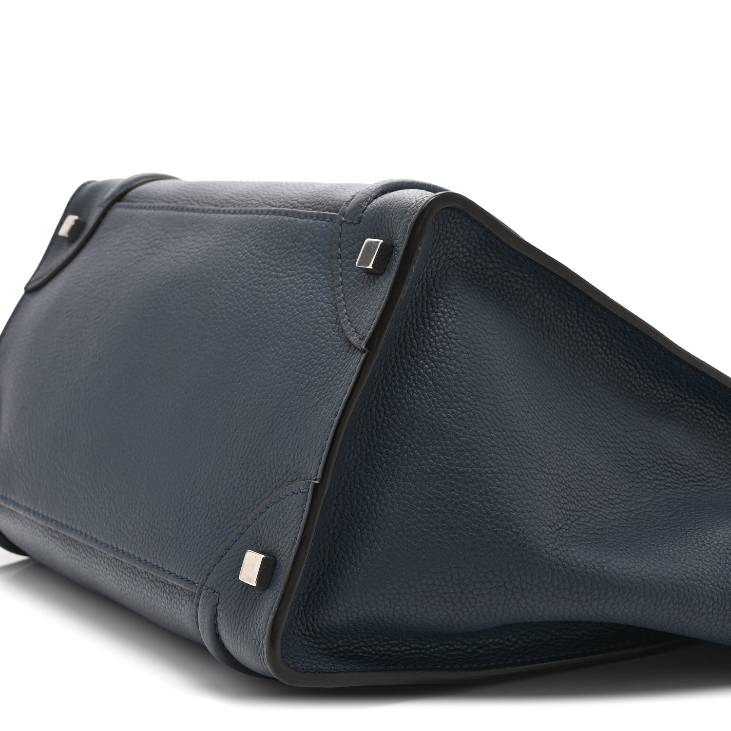 Celine Drummed Calfskin Mini Luggage Orage 10 of 12