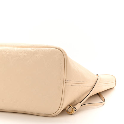 Louis Vuitton Empreinte Monogram Giant Neverfull MM Cream 10 of 11