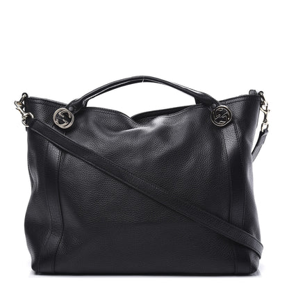 Gucci Cellarius Calfskin Medium Miss GG Top Handle Bag Black 1 of 10
