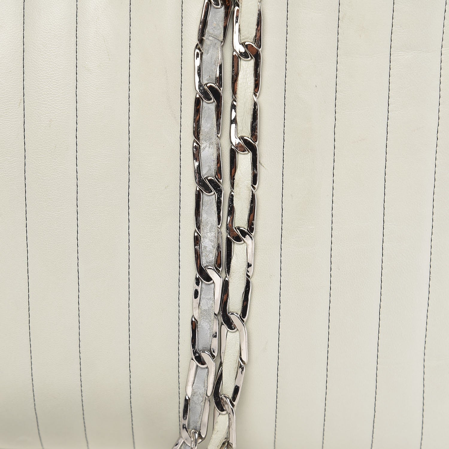 Chanel Lambskin Vertical Quilted Large Mademoiselle Tote Light Green 11 of 15