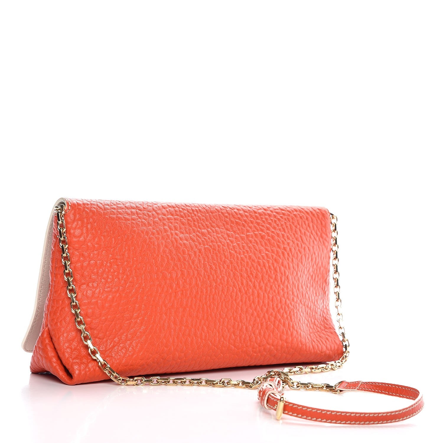Burberry Signature Grain Medium Mildenhall Crossbody Bag Orange 3 of 12