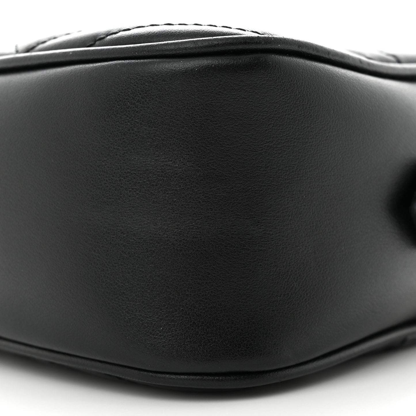 Calfskin Matelasse Small GG Marmont Chain Shoulder Bag Black