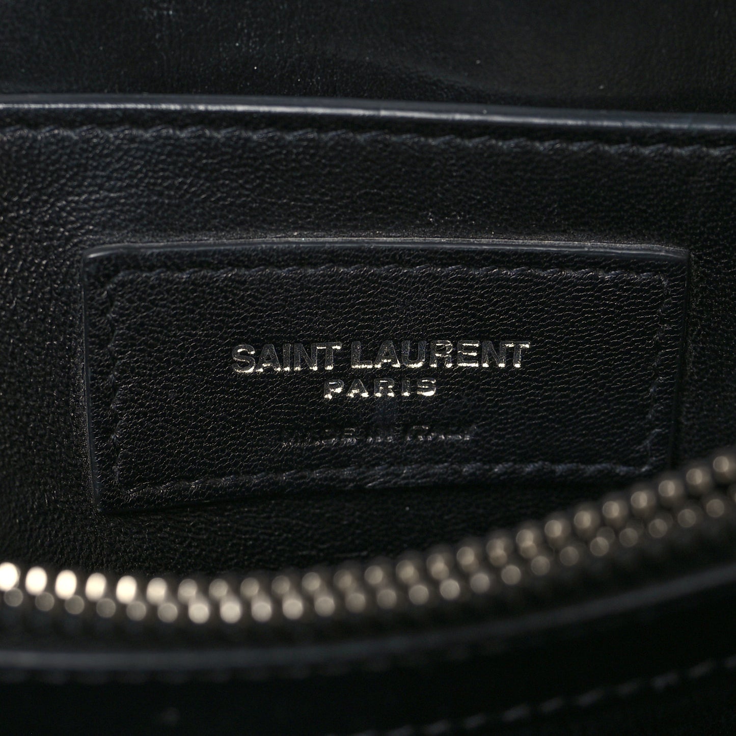Calfskin Y Quilted Monogram Small Loulou Chain Satchel Black
