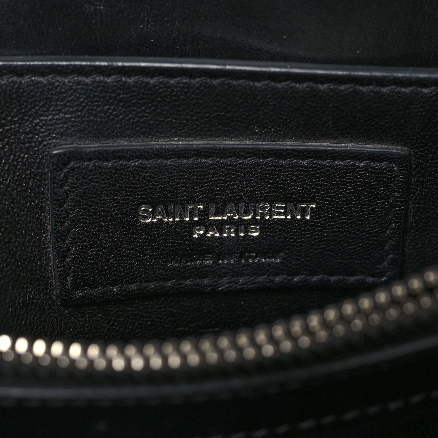 Saint Laurent Calfskin Y Quilted Monogram Small Loulou Chain Satchel Black 6 of 10