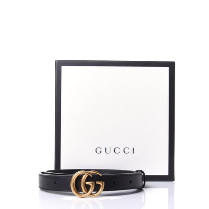 Gucci Calfskin Double G 20mm Belt 85 34 Black 4 of 4