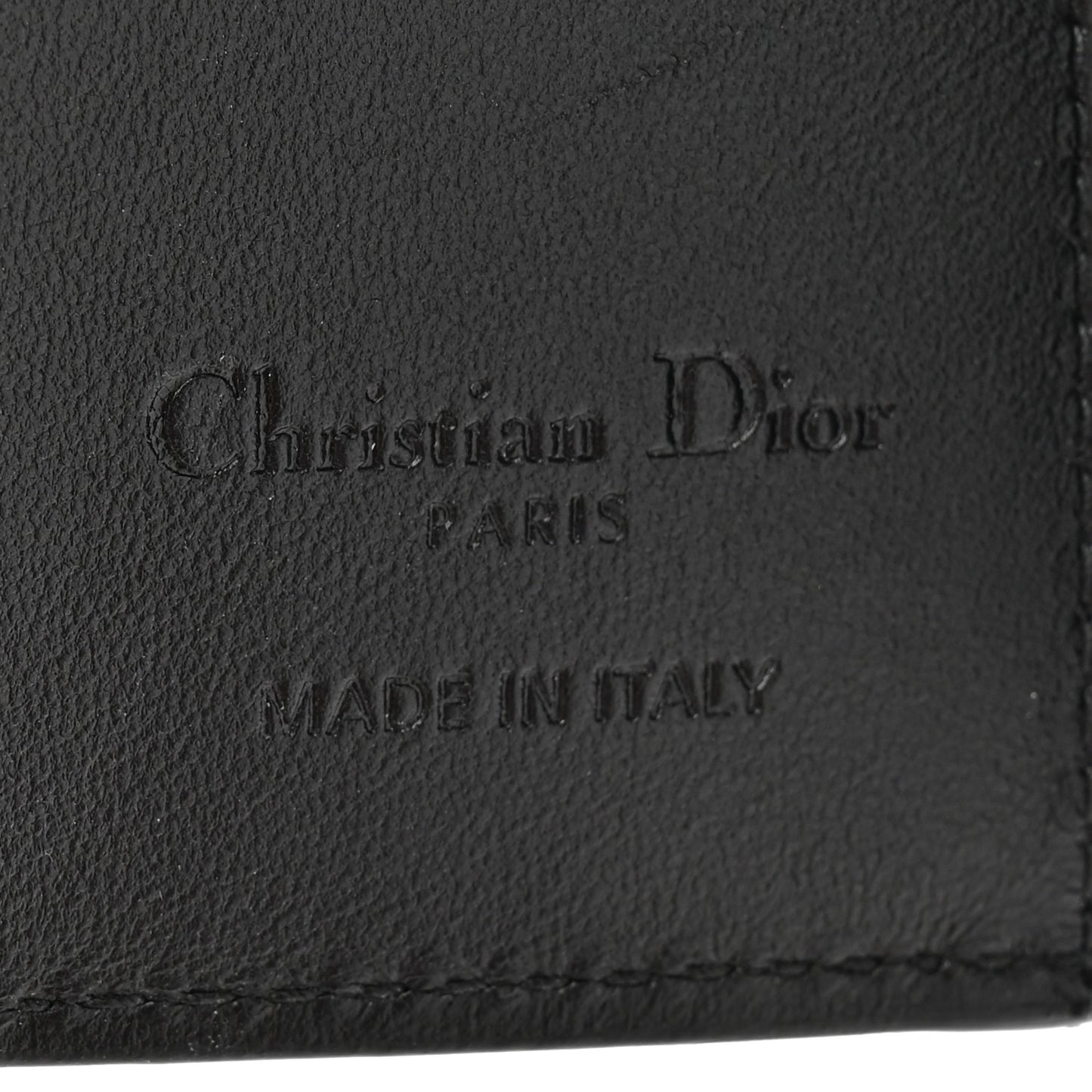Lambskin Cannage My Dior Veronia Wallet Black