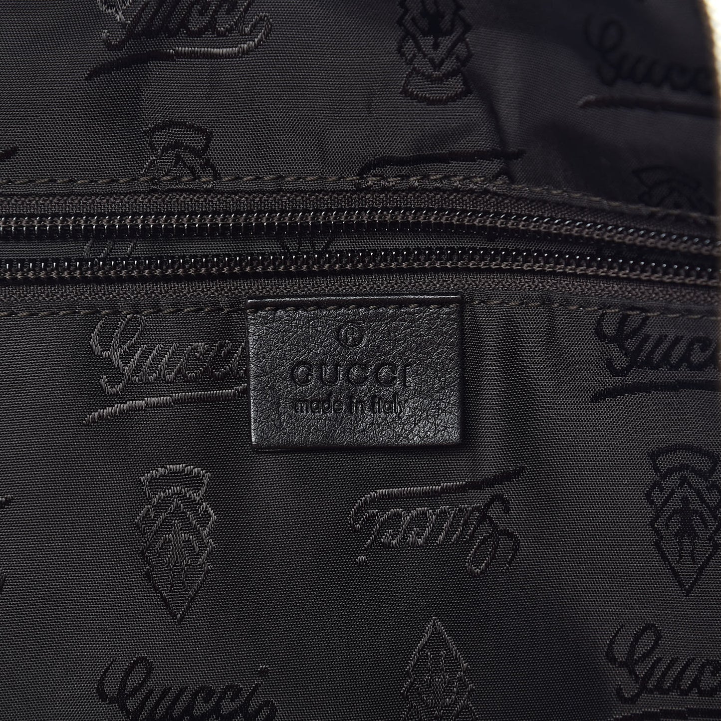 Guccissima Large Carry On Duffle Chocolate