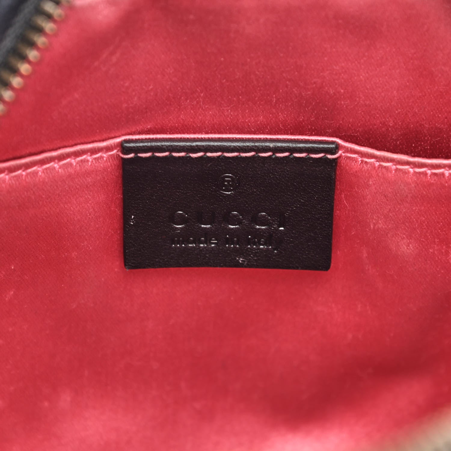 Gucci Velvet Matelasse Small GG Marmont Chain Shoulder Bag Black 6 of 12
