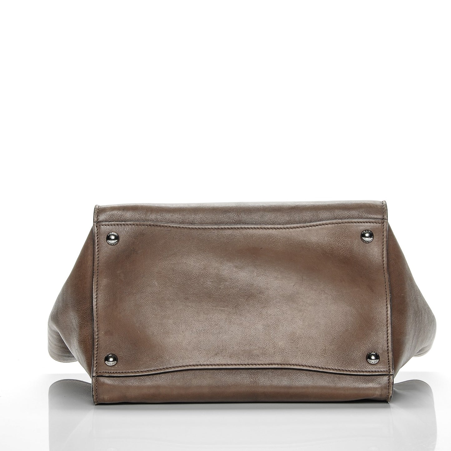 Glace Calf Twin Pocket Tote Argilla