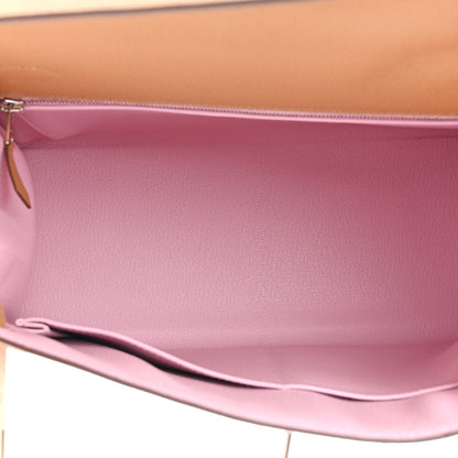 Hermes Epsom Verso Kelly Sellier 28 Biscuit Mauve Sylvestre 5 of 13