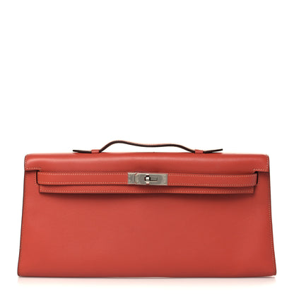 Hermes Swift Kelly Longue Clutch Pochette Rosy 1 of 7