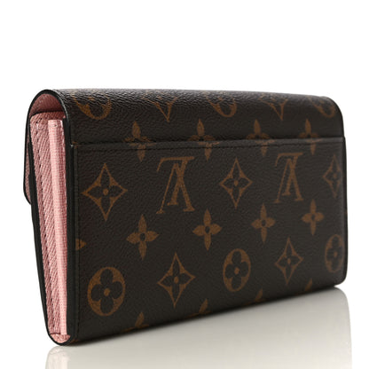 Louis Vuitton Monogram Sarah Wallet NM Rose Ballerine 3 of 10
