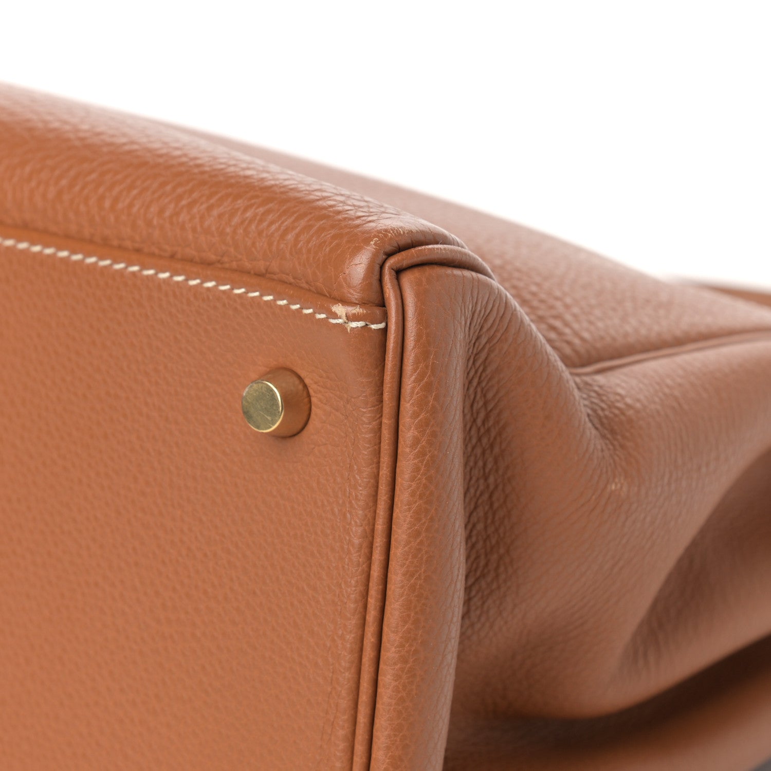 Hermes Togo Kelly Retourne 35 Gold 7 of 21