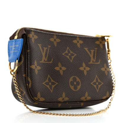 Louis Vuitton Monogram 2019 Christmas Animation Mini Venice Pochette Accessories Blue 3 of 6