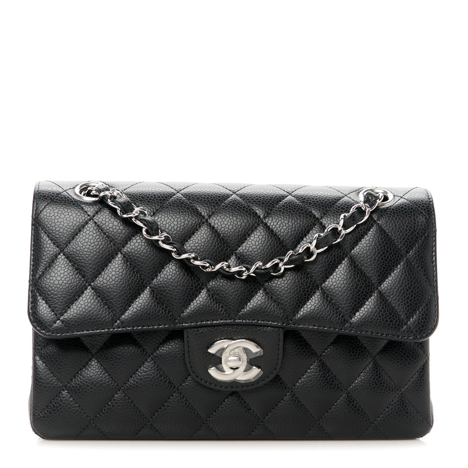 Chanel Caviar Quilted Small Double Flap Black 1 of 12