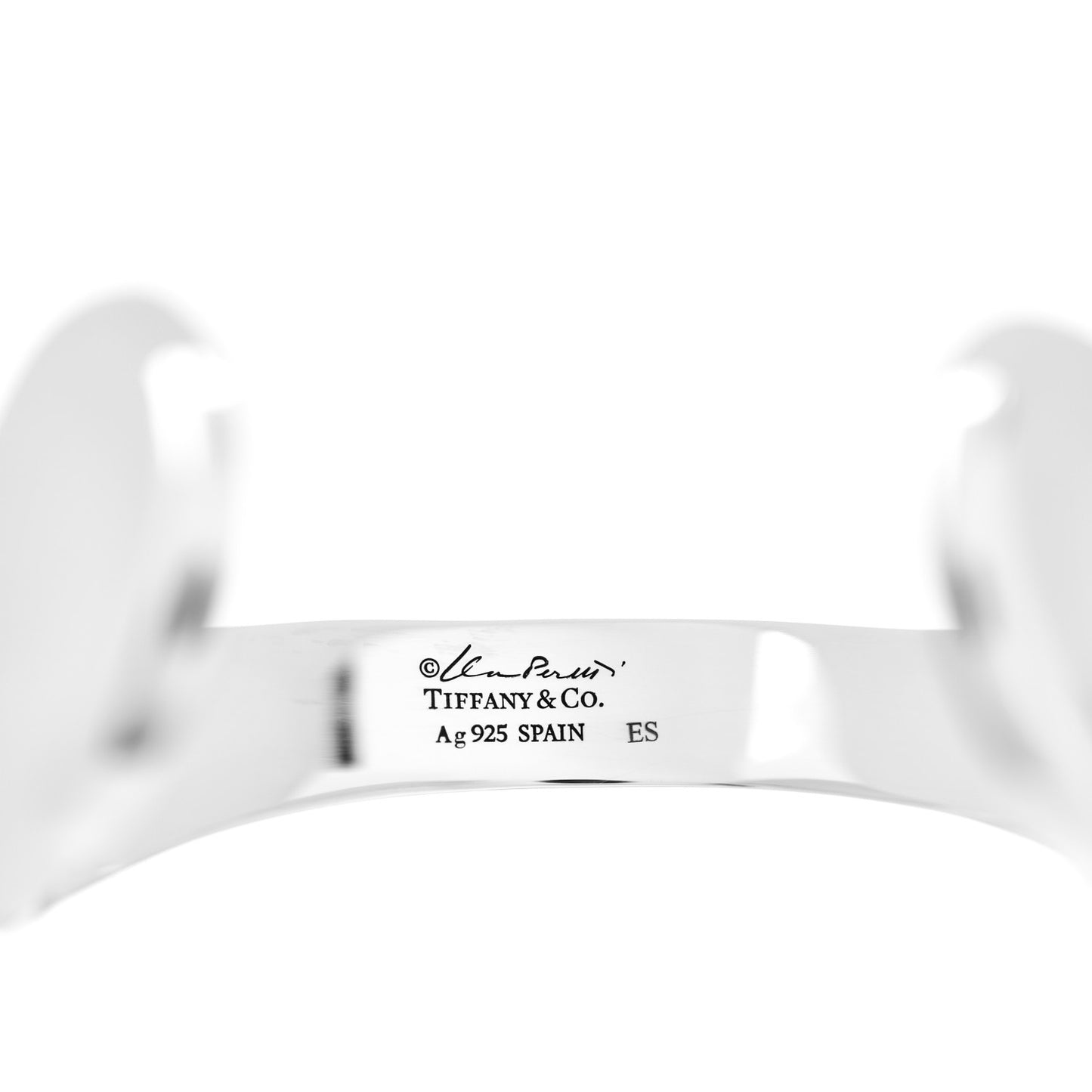 Sterling Silver Elsa Peretti Thumbprint Cuff Bracelet