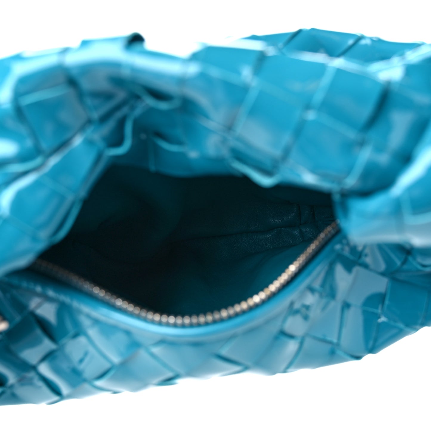 Patent Nappa Intrecciato Mini Jodie Blaster