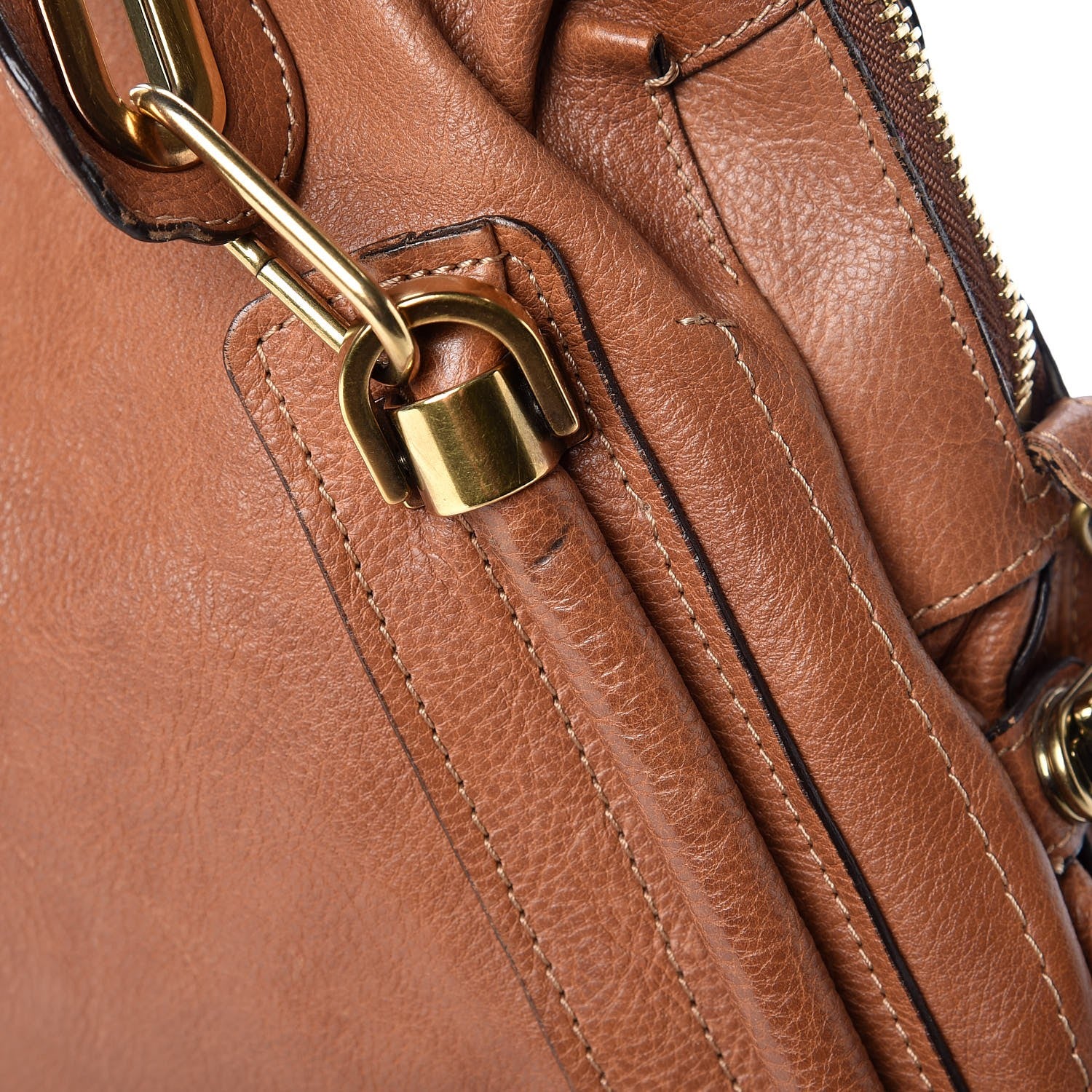 Chloe Calfskin Large Paraty Caramel 13 of 20