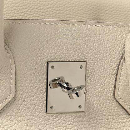 Hermes Togo Birkin 30 Craie 6 of 12