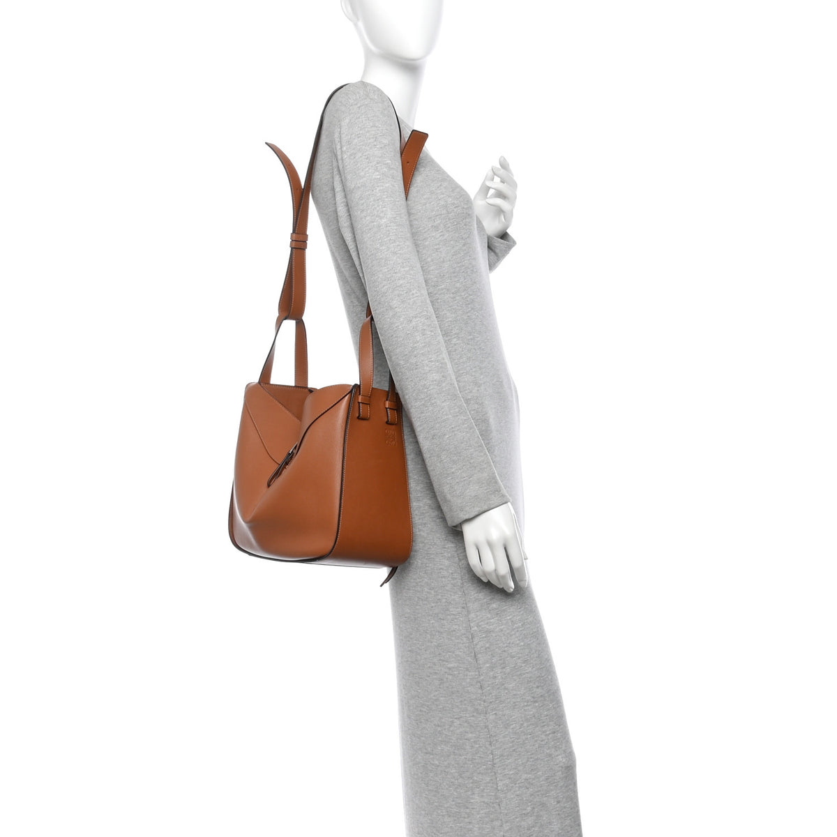 Loewe Calfskin Small Hammock Shoulder Bag Tan 2 of 10
