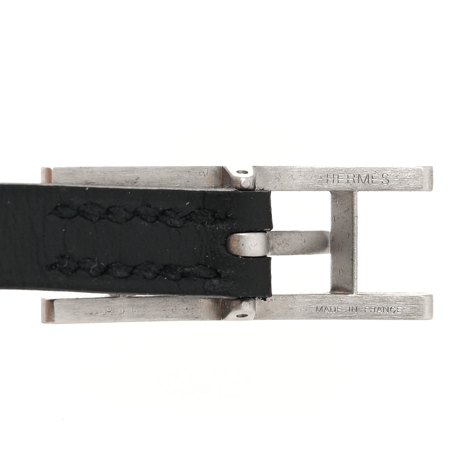 Hermes Chamonix Hapi 3 MM Double Tour Wrap Bracelet S Colvert Black 4 of 4