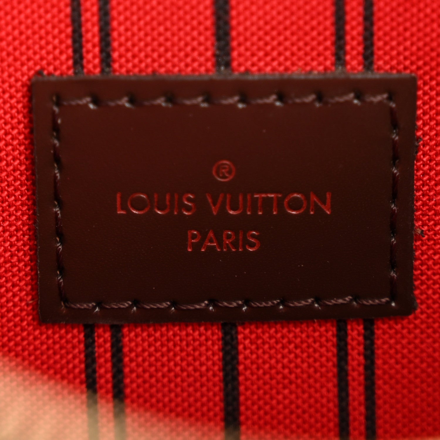 Louis Vuitton Damier Ebene Neverfull MM GM Pochette 6 of 10
