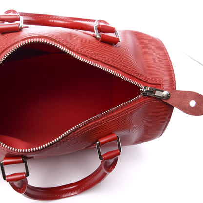 Louis Vuitton Epi Speedy 25 Rouge 4 of 13