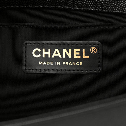 Chanel Caviar Quilted Medium Boy Flap Black 6 of 13