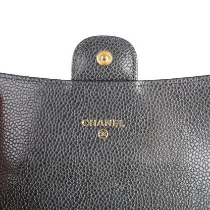 Chanel Caviar Quilted Small Flap Wallet Black 6 of 8