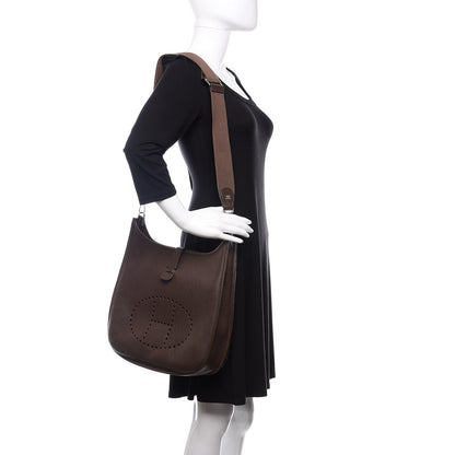 Hermes Taurillon Clemence Evelyne III GM Cacao 2 of 11