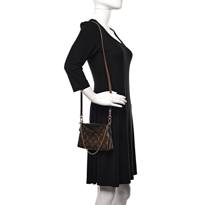 Louis Vuitton Monogram Pallas Clutch Black 2 of 9