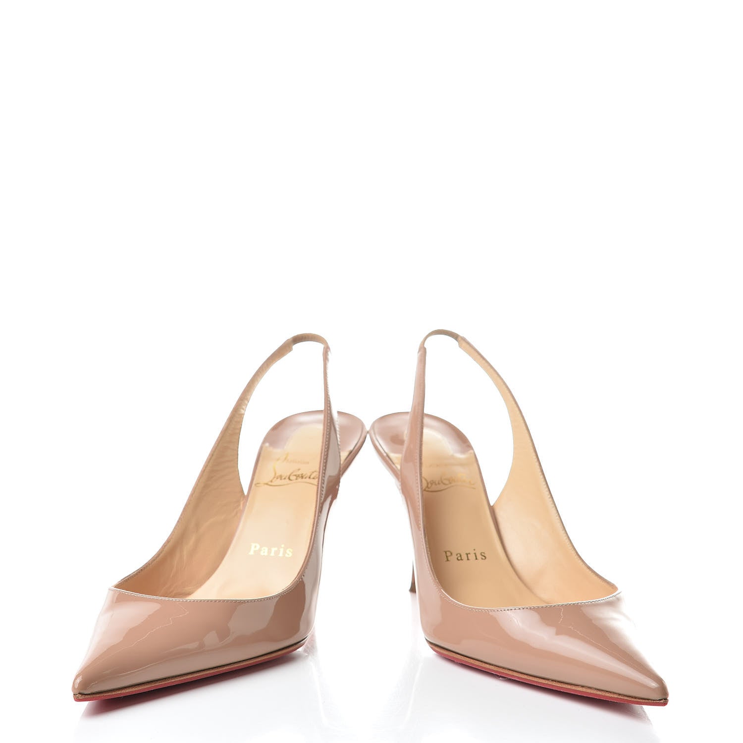 Christian Louboutin Patent Clare Sling 80 Pumps 37 Antoinette 6 of 11