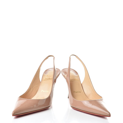 Christian Louboutin Patent Clare Sling 80 Pumps 37 Antoinette 6 of 11