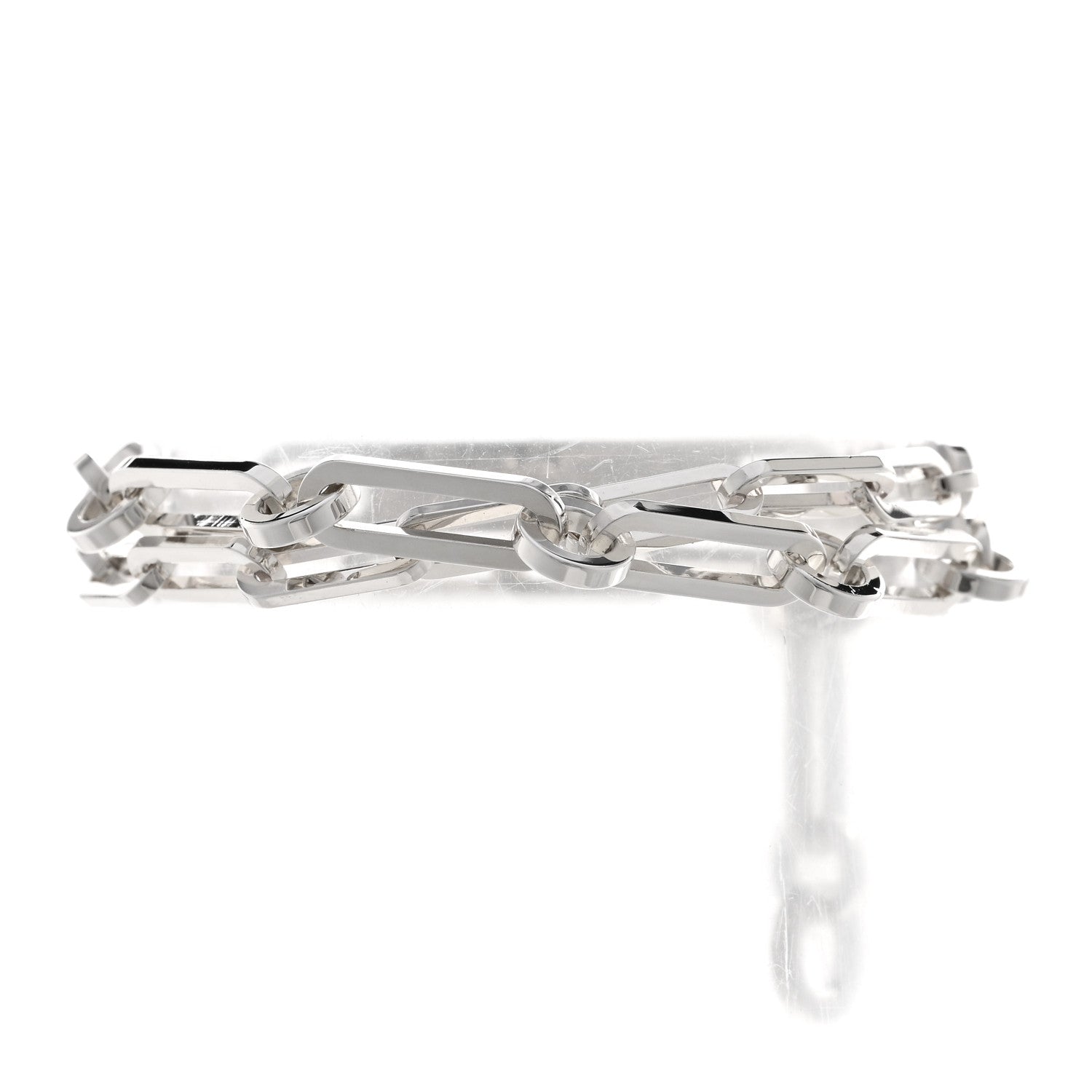 Hermes Sterling Silver Kelly Chaine Bracelet 2 of 4