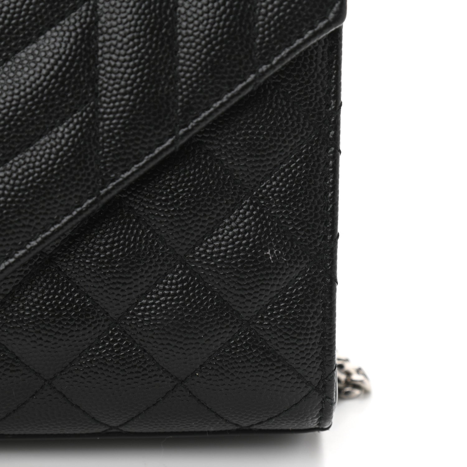 Saint Laurent Grain De Poudre Textured Mixed Matelasse Triquilt Small Monogram Satchel Black 10 of 12