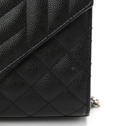Saint Laurent Grain De Poudre Textured Mixed Matelasse Triquilt Small Monogram Satchel Black 10 of 12