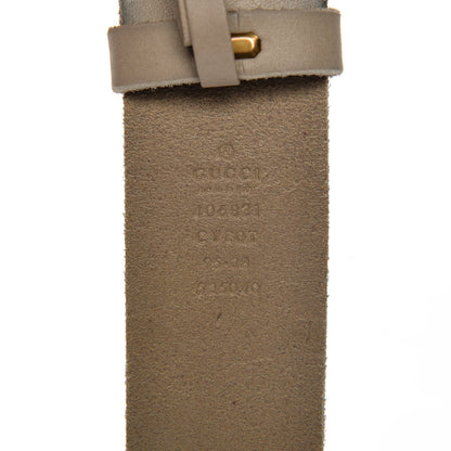 Gucci Cuoio Toscano Double G 40mm Belt 95 38 Oatmeal 4 of 7