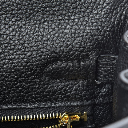 Hermes Togo Kelly Retourne 25 Black 12 of 40