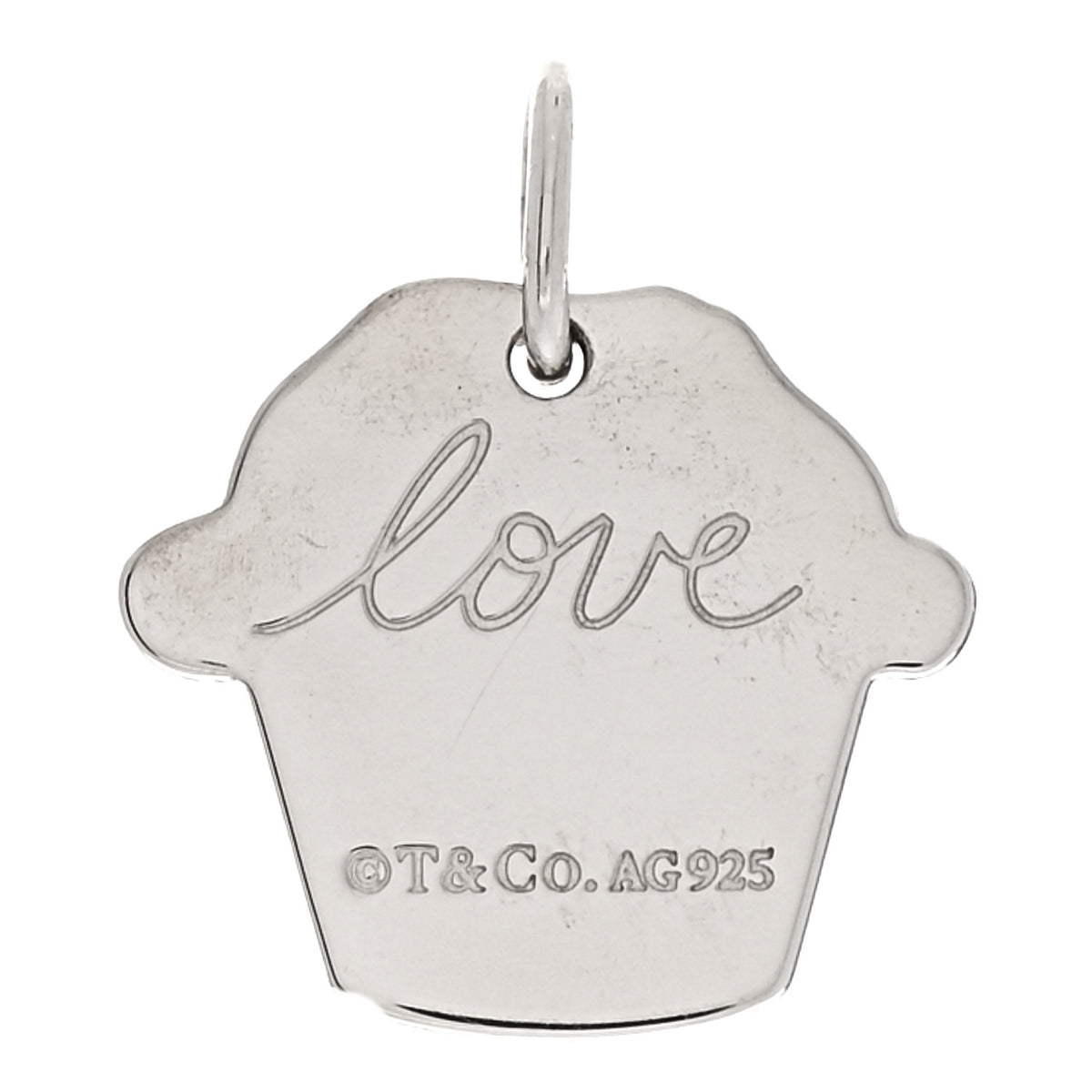 Tiffany Sterling Silver Love Muffin Charm 3 of 4