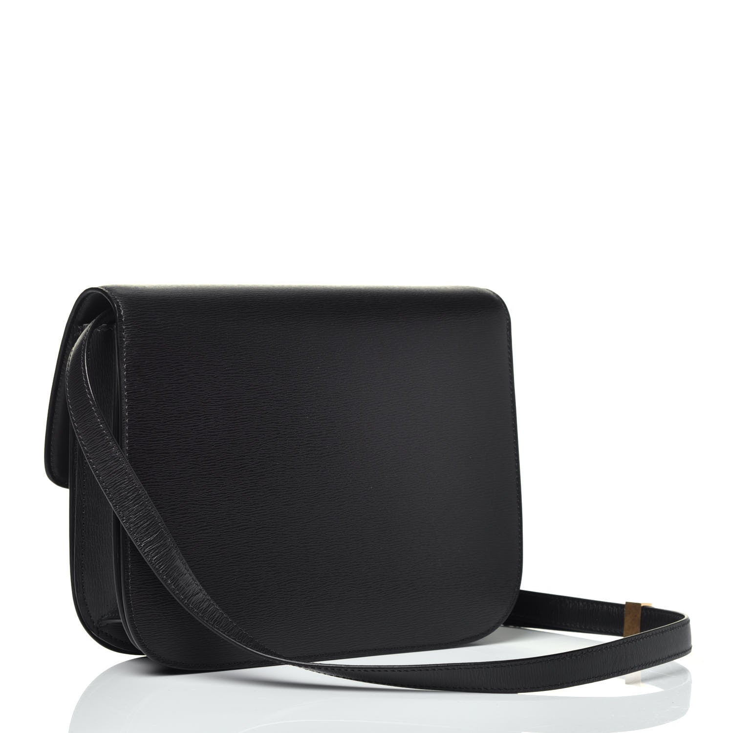 Celine Liege Calfskin Medium Classic Box Flap Bag Black 2 of 10