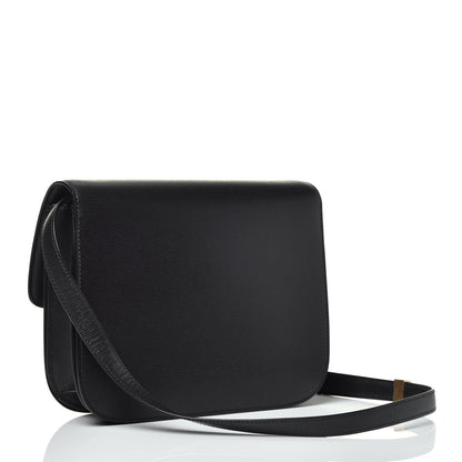 Celine Liege Calfskin Medium Classic Box Flap Bag Black 2 of 10