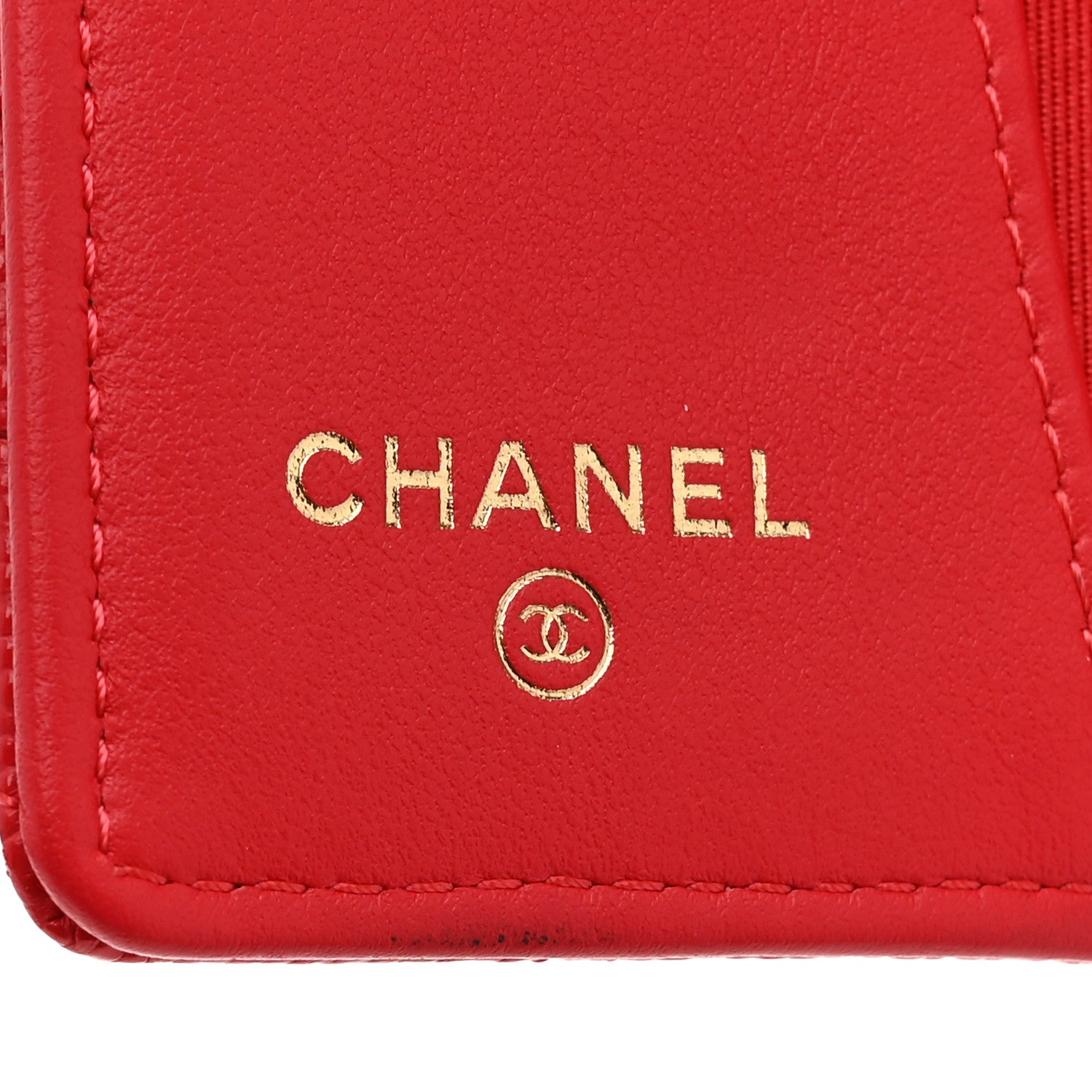 Chanel Caviar Quilted Classic 4 Key Holder Wallet Red 6 of 8